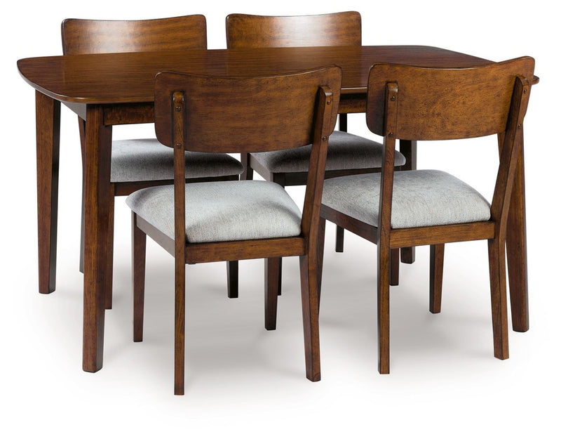 Tameride - Dining Room Table Set (Set of 5) - Brown complete set