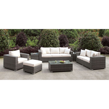 Somani - Light Gray & Ivory Outdoor Set