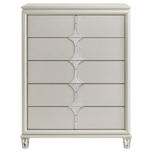 Olivia - 5-Drawer Bedroom Chest Of Drawers - Pearl White