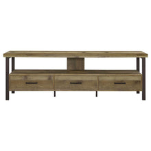 Ruston - 3-Drawer Weathered Pine TV Console