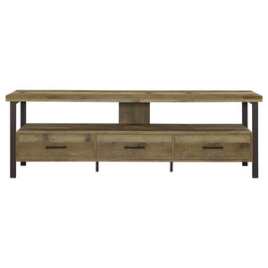 Ruston - 3-Drawer Weathered Pine TV Console