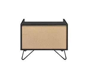 Melkree - Accent Table - Oak & Black