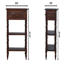 Turned Legs Side Table