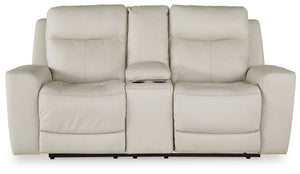 Mindanao - Power Reclining Loveseat With Console /Adj Hdrst