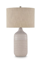 Capwich - Ceramic Table Lamp - Beige / White