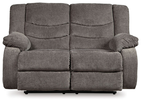 Tulen Reclining Loveseat Gray