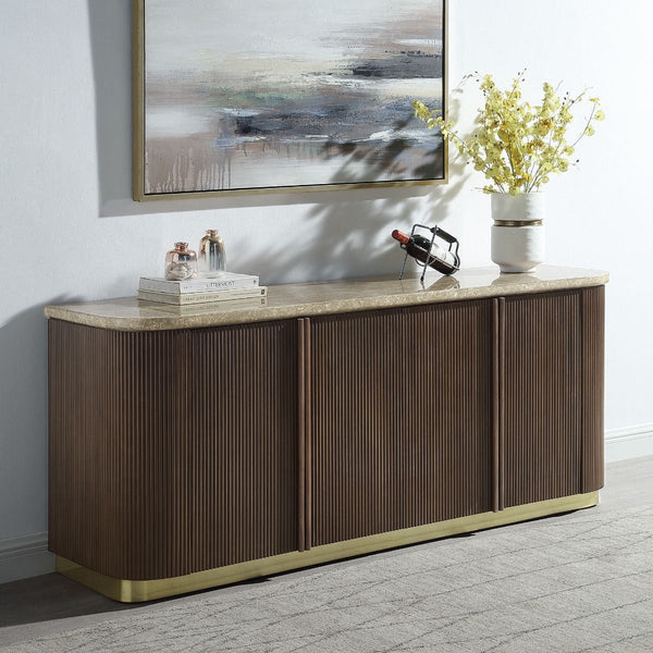 Clayten Server Brown Oak