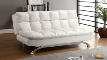 Aristo - Futon Sofa - White
