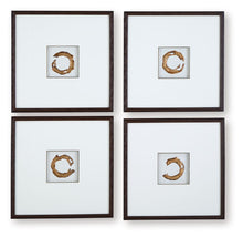 Dallbourne - White / Gold Finish - Wall Art Set (Set of 4)