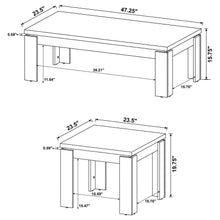 Cain - 3 Piece Occasional Table Set - Weathered Gray