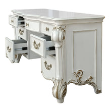 Vendome - Dresser - Beige PU & Antique Silver Finish