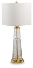 Bakersboro - Clear / Gold Finish - Glass Table Lamp