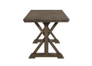 Lloyd - Rectangular Counter Height Table - Brown