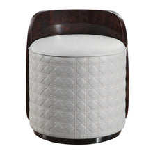 Jamonica - Vanity Stool - Gray & Dark Brown