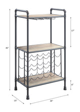 Brantley - Wine Rack - Antique Oak & Sandy Gray