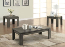 Cain - 3 Piece Occasional Table Set - Weathered Gray