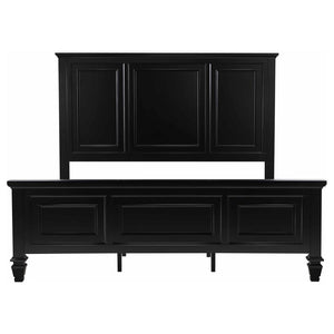 Sandy Beach - 63" Panel Bed with High Headboard