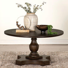 Morello - Round Wood Coffee Table With Pedestal Base - Coffee