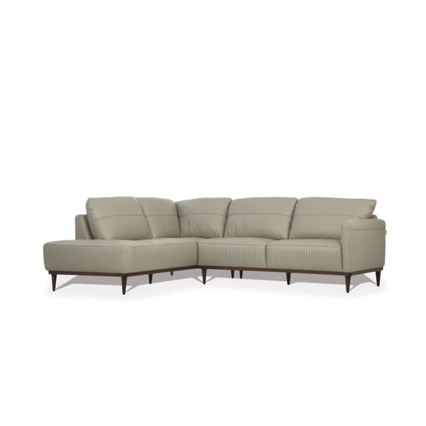 Tampa 33" Sectional Sofa Airy Green Leather