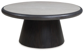 Bracken - Round Cocktail Table - French Black