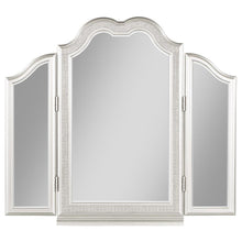 Evangeline - Tri - Fold Vanity Mirror - Silver Oak