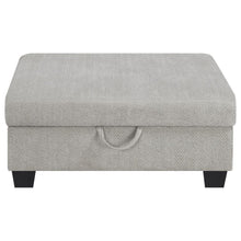 Whitson - Rectangular Upholstered Storage Ottoman - Stone