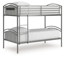 Lanceburg - Twin/Twin Bunk Bed With Ladder - Gray