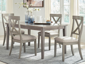 Parellen - Gray - Rectangular Dining Room Table