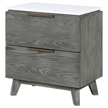 Nathan - 2-Drawer Nightstand - Gray