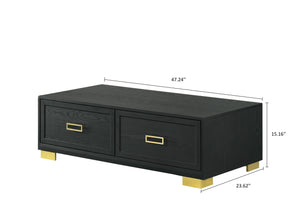 Pepe - Table Set (Coffee & 2 End Tables) - Black