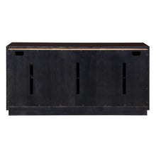 Geranio - Console Cabinet - Metallic Silver & Walnut