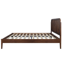 Soma - 5/0 Platform Spindle Queen Bed - Walnut