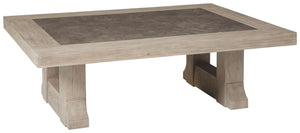 Hennington - Light Brown - Rectangular Cocktail Table