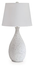 Wyattford - White / Black - Metal Table Lamp