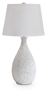 Wyattford - White / Black - Metal Table Lamp