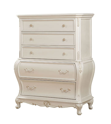 Chantelle - Chest - Pearl White Finish
