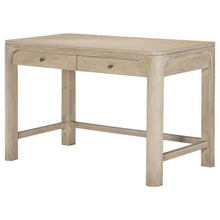 Solano - 2-Drawer Makeup Table Vanity Desk - Weathered Mango