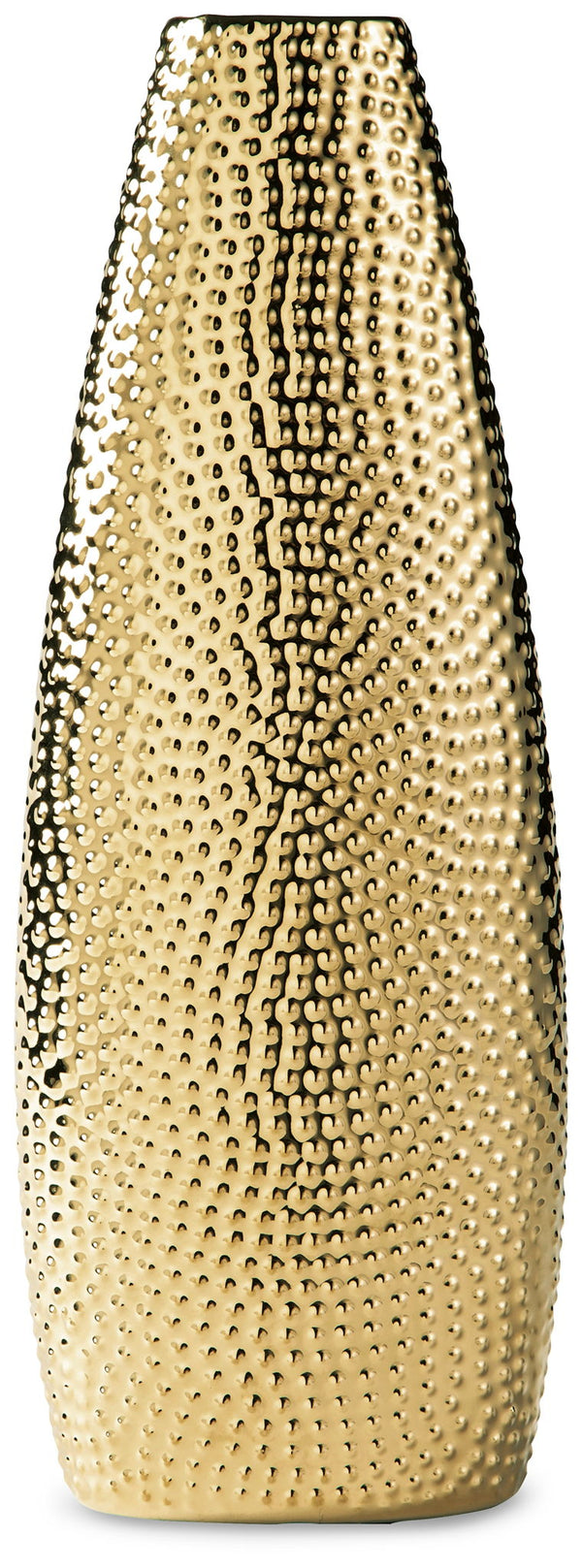 Efim Vase 13.75" Gold Finish