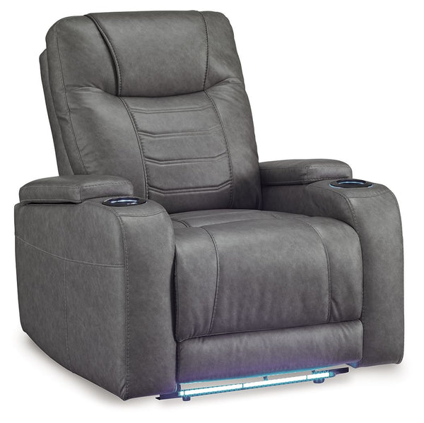 Schooner Rocks Power Recliner / Adj Headrest
