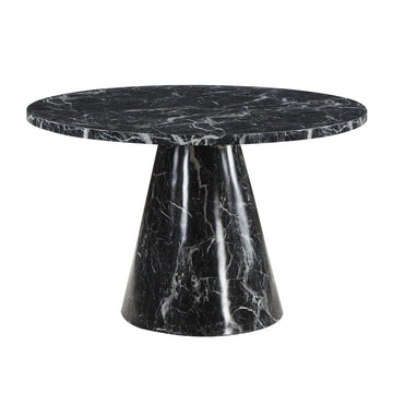 Hollis - Dining Table With Engineered Stone Top - Engineered Stone