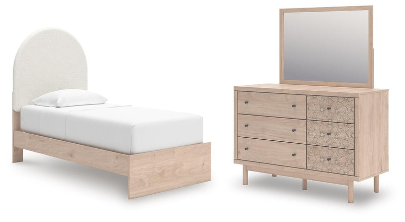 Arloster - Upholstered Panel Bed Set complete set