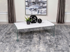 Opal - Rectangular Glass Frame Table