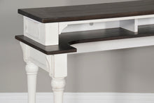 Carriage House - Console Table - Cottage White / Europen Dark