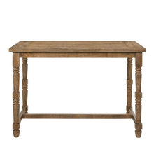 Farsiris - Counter Height Table - Weathered Oak