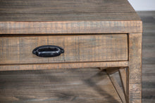 Durango - Cocktail Table (No Basket) With Planked Top - Weathered Brown