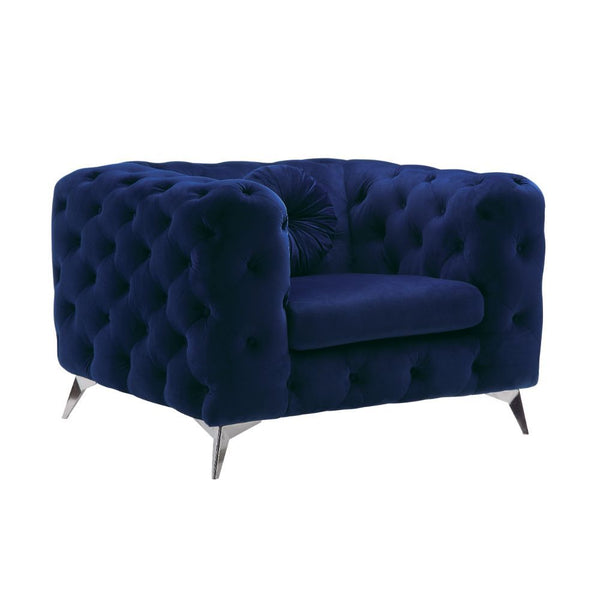 Atronia Chair Blue Velvet