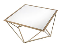 Fogya - Coffee Table - Mirrored & Champagne Gold Finish