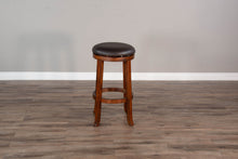 Tuscany - 30" Swivel Stool With Cushion Seat (Set of 2) - Vintage Mocha / Black