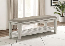 Franco - Fabric Upholstered Bench With Shelf