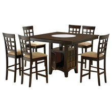 Gabriel 7 Piece Counter Height Dining Set – Cappuccino